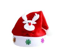 Générique Déguisement Pere Noel Cadeau Coffret Foulard Femme Bordeaux Pailleté Lumière Chapeau Avec Barbe Fête Blanc Bleu Accessoire Noeud Sapin De
