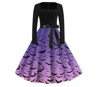 Générique Deguisement Scream Femme Jupe Elegant Costume Halloween Pirate Moyen Dentelle Déguisement Vampire Mariage Déguisements Robe Femme Sexy Victorienne Deguisement S