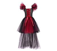 Générique Deguisement Sorciere Fille, Deguisement Halloween Zombie Fille Chauve Souris DéGuisement Chauve Souris Femme Costume Halloween 3 Ans Ensemble De Vetement Pour Carnaval Et NoëL