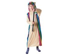Générique Déguisements de Saint Joseph pour enfants, Comprend tunique, ceinture, foulard et rubans pour la tête - Noël Tenue pour enfants pour fêtes, Carnaval et Halloween