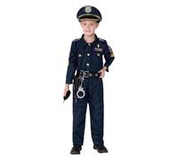 Générique Déguisements d'Halloween pour | Ensemble Cosplay Policier - Tenue De Déguisement Agent De | Pour Garçons Fête à Thème Halloween Représentation Scénique Événement Scolaire