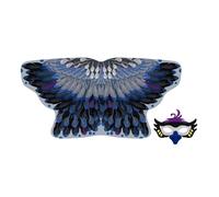 Générique Déguisements | Ensemble de cosplay élégant avec masque et cape | Cape et masque de pour la scène - Pour carnaval, fête costumée, soirée dansée, cosplay, école,