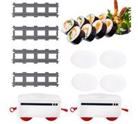 Générique Del Sushi per Bambini - Trenino Rotante A Batteria, Set Di Trenini Giocattolo per Tavolo Da Esposizione Di Sushi per Feste, Oscillante, Set Di Trenini per Bambini, Ragazzi E Ragazze 4