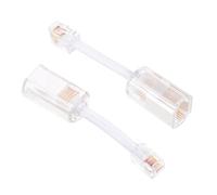 Générique Démêleur pour Cordon Téléphonique 2 Pièces Rotation à 360 Degrés, Matériau PC et Cuivre, Améliore la Qualité Sonore pour Téléphone Fixe