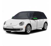 Générique Demi Couverture Bâche Voiture pour Volkswagen Lamando I 2019-2022, Couverture Toit Souple imperméable, Housse de Voiture avec Sangles Résistant aux UV