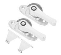 Générique Demi-Lune en Croissant Cadenas 2 Ensembles en Acier Inoxydable Verrouillage Sécurisé pour Fenêtres et Portes, Installation Rapide pour Protection Domestique