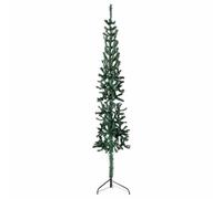 Générique Demi Sapin de Noël Artificiel Mince avec Support Vert 240 cm,Sapins de noël,2.2KG-344603
