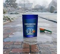 Générique Déneigeur et Dégivrant d'hiver, 100g de Dégivrant pour Béton, Antibuée EF-ficace pour Garage, Trottoir, Route en Béton et Jardin