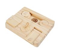 Générique d'Enrichissement pour Lapins,Distributeur en Bois Casse-tête pour Petits Animaux, D'enrichissement pour Repas | pour Cage Intérieure, Jeux en Domicile, Hamster, Souris