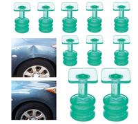 Générique Dent Pullers Tab, Glue Tabs Dent Tools, 10 Piece Puller Set, for Body Damage Repair, Automotive Spot Removal, Vehicle Bumper, Collision Fix, Door, Refrigerator Panel, Blue & Green