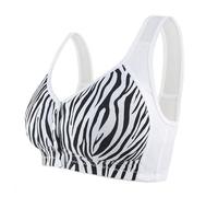 Générique Dentelle sous Vetement Femme BrassièRe Dentelle - Soutien-Gorge Respirant à Fermeture Frontale pour Personnes âgées, sans Armatures, pour Femmes âgées Soutiens-Gorge Femme (White, 56)