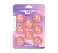 Générique Deodorizer Balls - Cat Odor Eliminator, Natural Air Freshener Spheres with Adhesive Backing, Eight Piece Scent Pack for Litter Area Shoes Closet, Home Care Accessory Cage Furniture Use