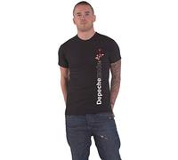 Générique Depeche Mode Violator Side Rose Homme T-Shirt Manches Courtes Noir L