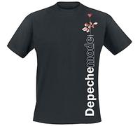Générique Depeche Mode Violator Side Rose Homme T-Shirt Manches Courtes Noir M