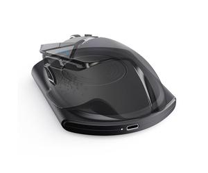 Générique Déplacement de Souris indétectable,Déplacement de Souris - Automatique Ultra Fin de la, Tapis Vibrant Silencieux,Dispositif de Vibration de la pour Maintenir la en Mou
