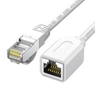 Générique Dernier câble d ' Extension réseau, câble d ' Extension Ethernet Adaptateur Ethernet Cat6, Extension de connecteurs RJ45 mâle à Femelle