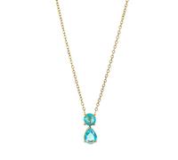 Générique Dernier design Pierres de naissance brillantes en zircon, colliers pendentifs minimalistes pour femmes