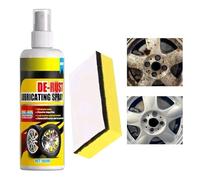 Générique Dérouillant Métal | 100ml Aérosol Taches Ménagères avec Éponge | Spray Enlèvement Rouille Longue Durée pour Voiture Remorque Dessous Moto Disque Frein Salle de Bain Toilette