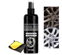 Générique Dérouillant pour Voiture | 100ml Spray Anti-Rouille avec Serviette - Transformateur De Fer Haute Performance - pour Jantes Salle De Bain Chassis Bateaux Machines Industrielles Maison