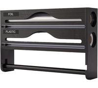 Générique Derouleur Papier Alimentaire Sopalain, Papier, Distributeur de Film alu Alimentaire avec Coupeur et Porte Sopalin Cuisine, Support de Rangement pour Mural/Tiroir de Cuisine