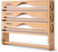 Générique Derouleur Papier Alimentaire Sopalain, Papier, Distributeur de Film alu Alimentaire avec Coupeur et Porte Sopalin Cuisine, Support de Rangement pour Mural/Tiroir de Cuisine