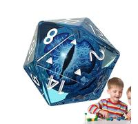 Générique Dés de Globe oculaire, Dés de Jeu à 20 côtés, Dés en polyèdre de Couleur avec des Yeux Brillants pour Les Jeux de Table de Jeu de rôle pour Les Jeux interactifs, Les projets d'enseignement
