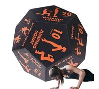 Générique Dés d'exercice Physique,Jeu De Dés À 12 Faces pour Fitness en Groupe | Accessoires D'Entraînement Sportif pour Squats Fentes Étirements Yoga Et Saut