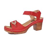 Générique Des Sandales Femme, Sandales Femme Talon, À Talons Hauts D’Été Respirantes Brides Ajourées Élégantes Décontractées À Enfiler Chaussure