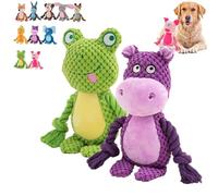 Générique Designed for Heavy Chewers, 2024 Newest Dog Animals Chew Toy, Indestructible Dog Squeak Toys, Wowpetsmart for Heavy Chewers, Cat and Dog Toys with Noise-Making Paper (2pcs-1)