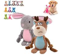 Générique Designed for Heavy Chewers, 2024 Newest Dog Animals Chew Toy, Indestructible Dog Squeak Toys, Wowpetsmart for Heavy Chewers, Cat and Dog Toys with Noise-Making Paper (2pcs-7)