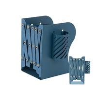 Générique Desk Bookshelf, Desktop Organizer, 5.91x3.94x7.48 inches Table Metal Book Shelf with Pen Holder, Compact Desktop Bookcase, Adjustable Perfect for Tables, Or workarea