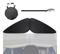 Générique Desk Canopy Shield, Light Cubicle Cover, Anti Glare Overhead UV Resistant with Airflow Blocker, Adjustable Desk Canopy Accessory for Home Dorm Apartment Workplace Outdoor Study Usage