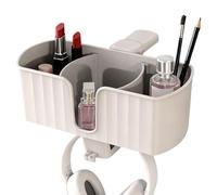 Générique Desk Clamp Organizer - Cup and Headphone Holder for Setup | Sturdy Clamp-On Stand with Multi-Use Slots, Ideal for Coffee Mug Phone Game Controller Pen Table Counter Home Office