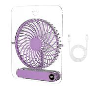 Générique Desk Fan for Office, 5 Speeds USB Foldable Portable Equipment Fan