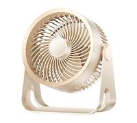Générique Desk Fan, USB Charging Fan, Wall Mountable Quiet Blower, 360 Degree Adjustable Tilt, 3 Speed Wind Modes, Home Dorm Camping Use, 6.65x7.44x3.66 Inches, White Purple, 1 Pack