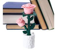 Générique Desk Flower Night Light - Rose Freesia Ambient Lighting | Floral Lamp Cute Night Light | For Desk Bedroom Bedside Nightstand Home Decor Office Dorm Apartment Party Birthday Christmas