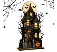 Générique Desk Halloween Sign Haunted House Pumpkin Ghost Ornament