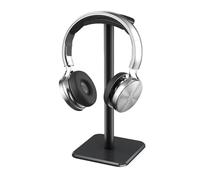 Générique Desk Headset Holder, Headphone Stand Display Rack, Aluminum + ABS Earphone Mount: Detachable Tabletop Support Bar for Study Room, Setup, Office Desk, and Living Room Organization