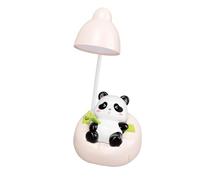 Générique Desk Light - Panda Light Lamp, Table Lamps for Bedroom, Portable Rechargeable Nightstand Lights, Cute Foldable Usb Rechargeable Reading Lights Bedroom Children Bedside Study 9.5x8.5x23cm
