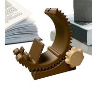 Générique Desk Phone Holder - Tilting Adjustable Gear, Gear Stand with Stable Grip Design, Mobile Phone Stand, Car Accessory, Desk Gadget for Office Dorm Table Shelf Car Vehicle Sedan SUV Dashboard