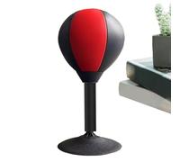 Générique Desk Punching Bag | 15.75In Suction Cup Stress Relief Fitness Toy PU Alloy Boxing Ball Reflex Trainer Workout Equipment | Women Men Home Gym Workplace School