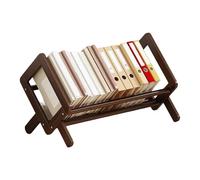 Générique Desktop Bookshelf - 15.75x9.84x10.24 inches Desktop Wooden Bookshelf Storage,Tabletop Display Bookcase,for CDs Journals Documents Books Bedroom Office Living Room Classroom Library School