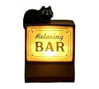 Générique Desktop Decoration Light, Tabletop LED Lamp, Compact Size for Display, Ambient Cat Figurine, Home Utility Category, Lamp for Bedroom Study Children Room Shelf Night Decor