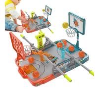 Générique Desktop Fingertip Basketball, Kid's Basketball Toy Kit, Tabletop Games, Compact Sports Set with Timer Function for School, Home, Team Building, Travel, Parties