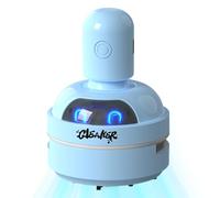 Générique Desktop Vacuum - 3 Levels USB Rechargeable Portable Powerful Cordless Tool | Offices Desk Accessories | for Offices Home Work Kitchen Party Vehicle Truck Dashboard Bedroom Dormitory