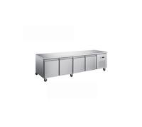 Générique Desserte Réfrigérée Négative Centrale 4 Portes GN 1/1 - 553L - Inox - -18/-22°C