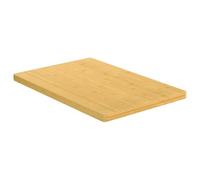 Générique Dessus de Table 40x60x2,5 cm en Bambou pour Table Basse ou Bar | Finition vernie, bords arrondis, matériau naturel durable, pour restaurant, café, hôtel, table basse, console, chevet