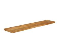 Générique Dessus De Table Bois Massif Manguier 180x20x3,8cm | Bord Vivant Rustique, Surface Facile A Nettoyer, Multifonctionnel Pour Maison Ou Commerce