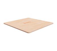 Générique Dessus de Table carré 70x70x1,5 cm Bois chêne Massif Non traité,Meubles,Accessoires pour Tables,Plateaux de Table,Brun,7.12 KG,342917
