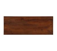 Générique Dessus de Table rectangulaire 80x30x3,8 cm en Bois Massif récupéré, Plateau Rustique en Teck, manguier, pin ou hêtre, Surface Lisse Facile à Nettoyer, pièce Unique pour Table